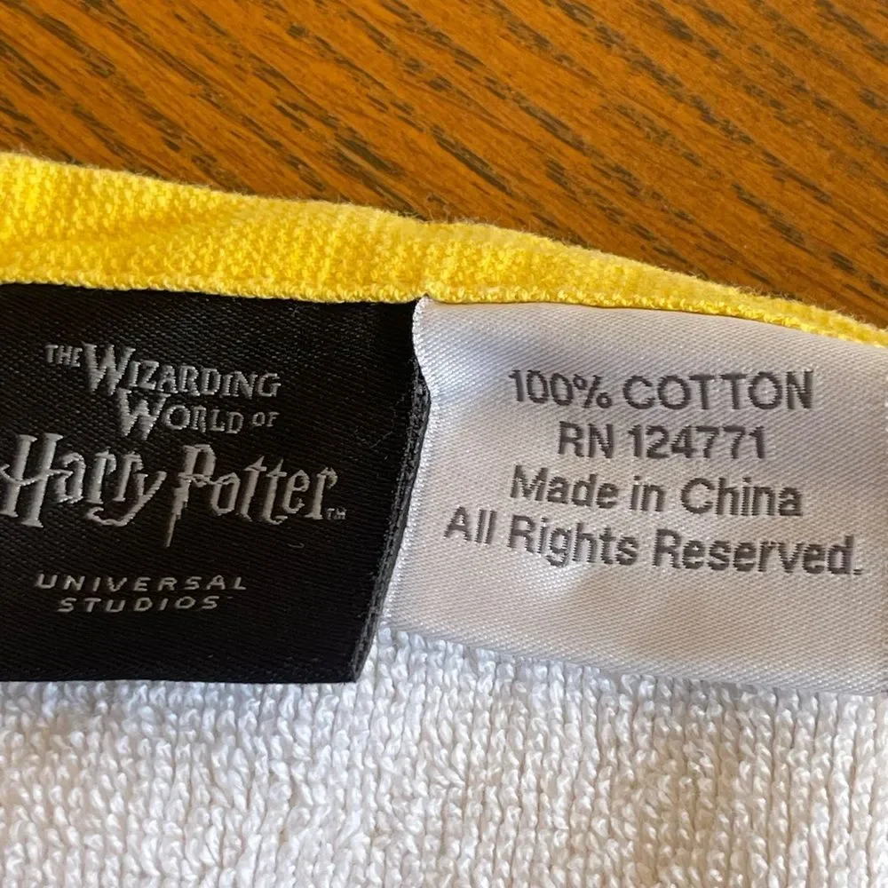 Harry Potter Hogwarts 4 Houses Crest Bath Beach Towel 100% Cotton Universal